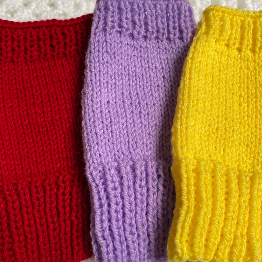 Free The Fingers Knit Gloves Pattern