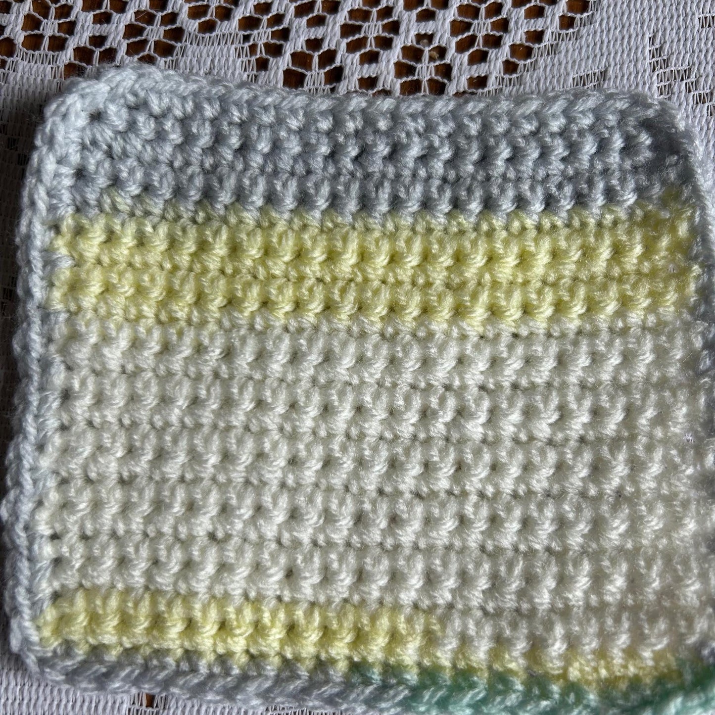 Set of 2 Pastel Striped Coasters