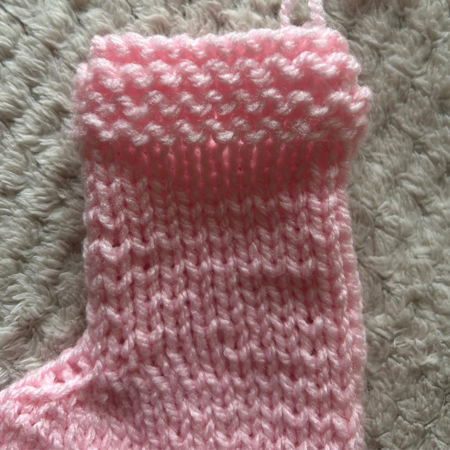 Pink Mini Stocking for Christmas Home Decoration