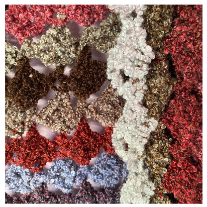 Lightweight Autumn Colours Lacy Shawl Wrap