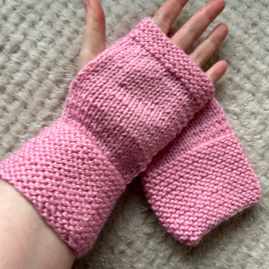 Bespoke Knit Fingerless Gloves for Her