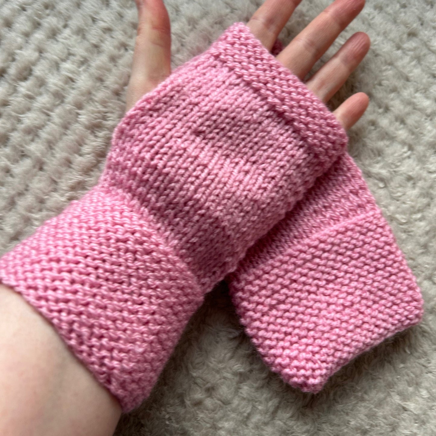 Bespoke Knit Fingerless Gloves for Her