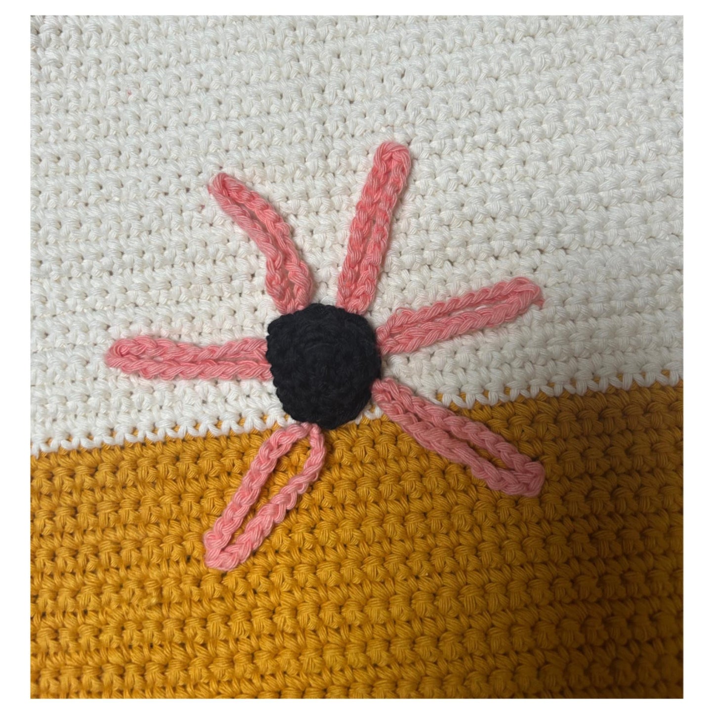Daisy Crochet Bag Pattern: Cotton Floral Tote (PDF Pattern)