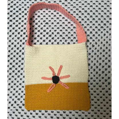Daisy Crochet Bag Pattern: Cotton Floral Tote (PDF Pattern)