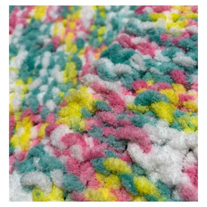 Very Chunky Brightly Coloured Rectangular Shawl