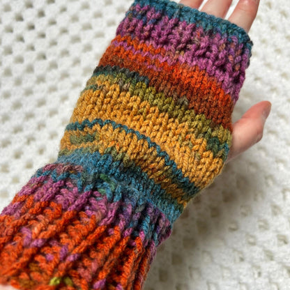 Autumnal Fingerless Gloves