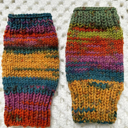 Autumnal Fingerless Gloves