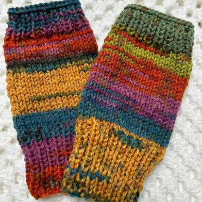 Autumnal Fingerless Gloves