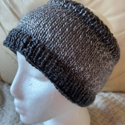 Ombre Grey Hand Knit Headband