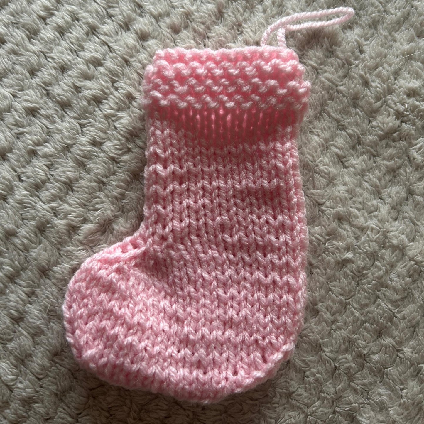 Pink Mini Stocking for Christmas Home Decoration