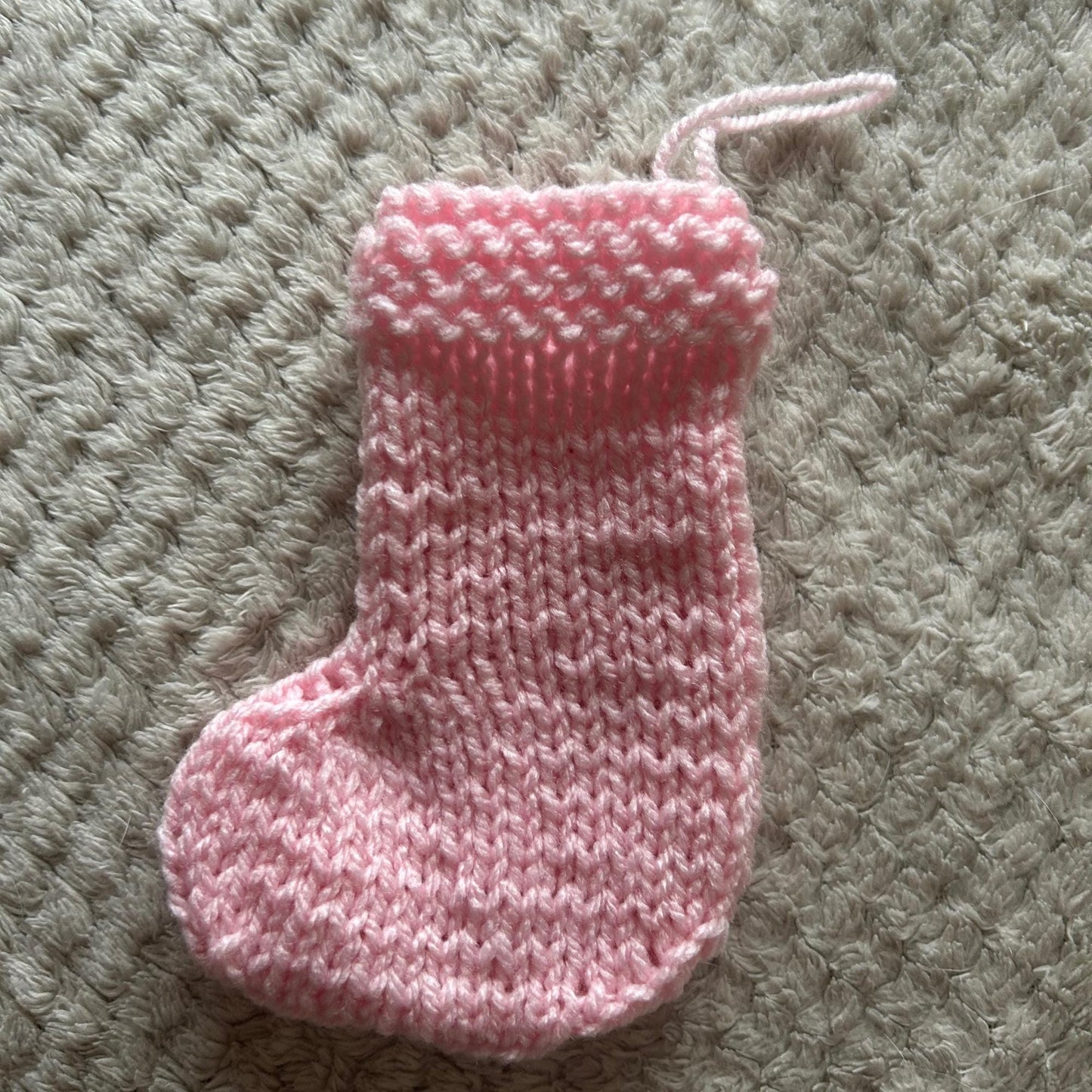 Pink Mini Stocking for Christmas Home Decoration