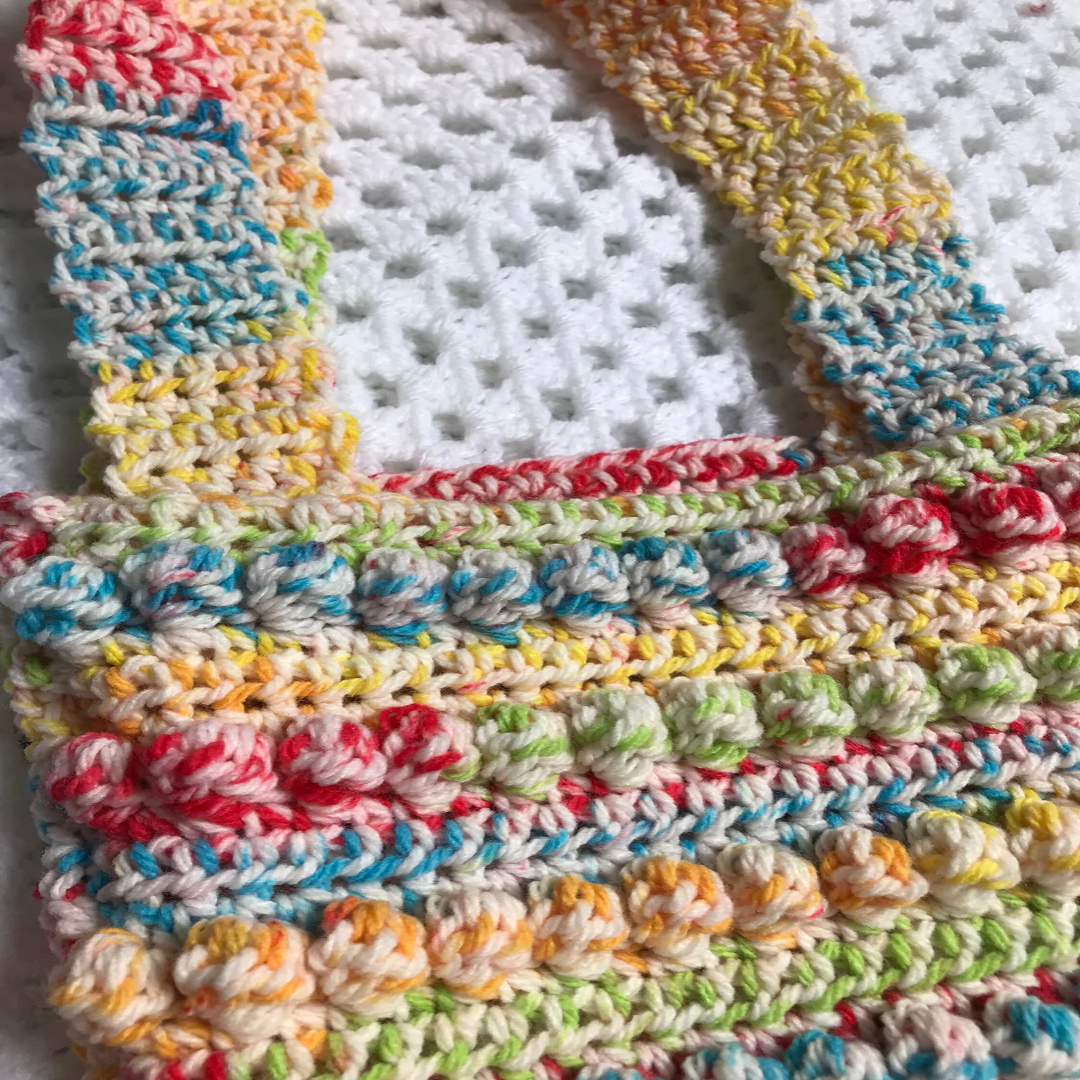 Crochet Textured Bobble Bag Pattern PDF